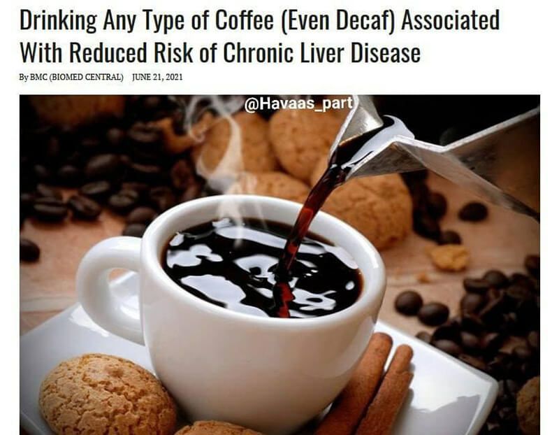 نوشیدن قهوه و بیماری کبد