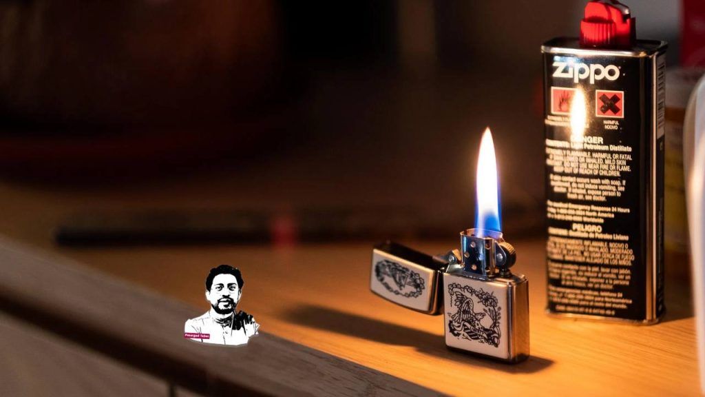 فندک زیپو و مسیر خط استوا