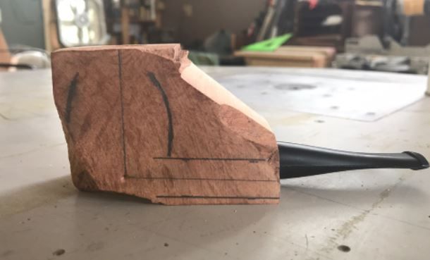 ساخت پيپ با چوب داخلی