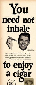 یک آگهی قديمی در مورد سیگار برگ