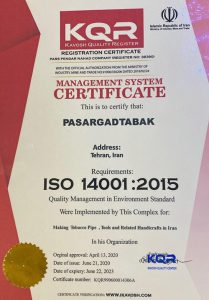 رویدادهای مهم انجمن پیپ ایران و پاسارگاد تاباک 10 ماسترو رحیمی موفق به کسب استاندارد مدیریت کیفیت زیست محیط