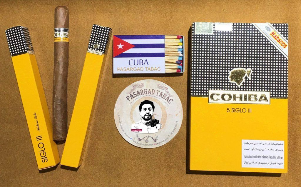 سیگاربرگ کوهیبا سیگلو ۳ سیگار برگ کوبایی کوهیبا سیگلو سه COHIBA SIGLO 3