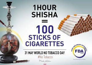 هر وعده قلیان معادل مصرف تا ۱۰۰ نخ سیگار