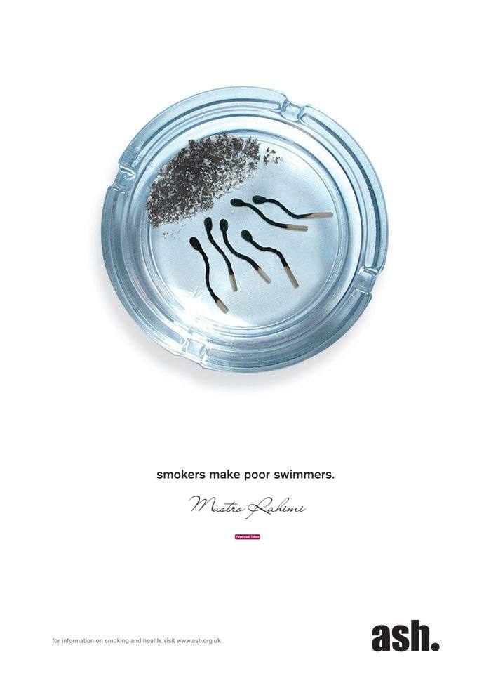 یک آگهی ضد سیگار
