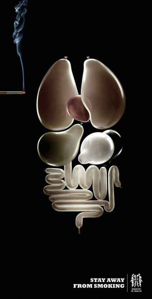 آگهی خلاقانه ضد سیگار