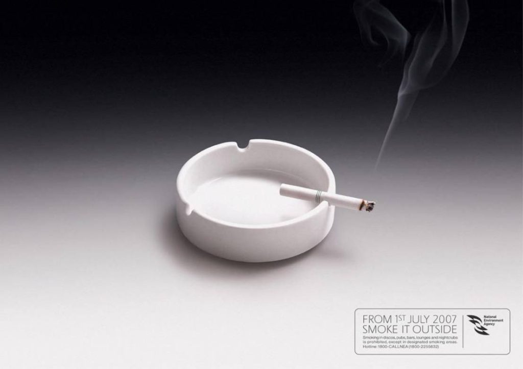 تبلیغات مضرات سیگار در سنگاپور