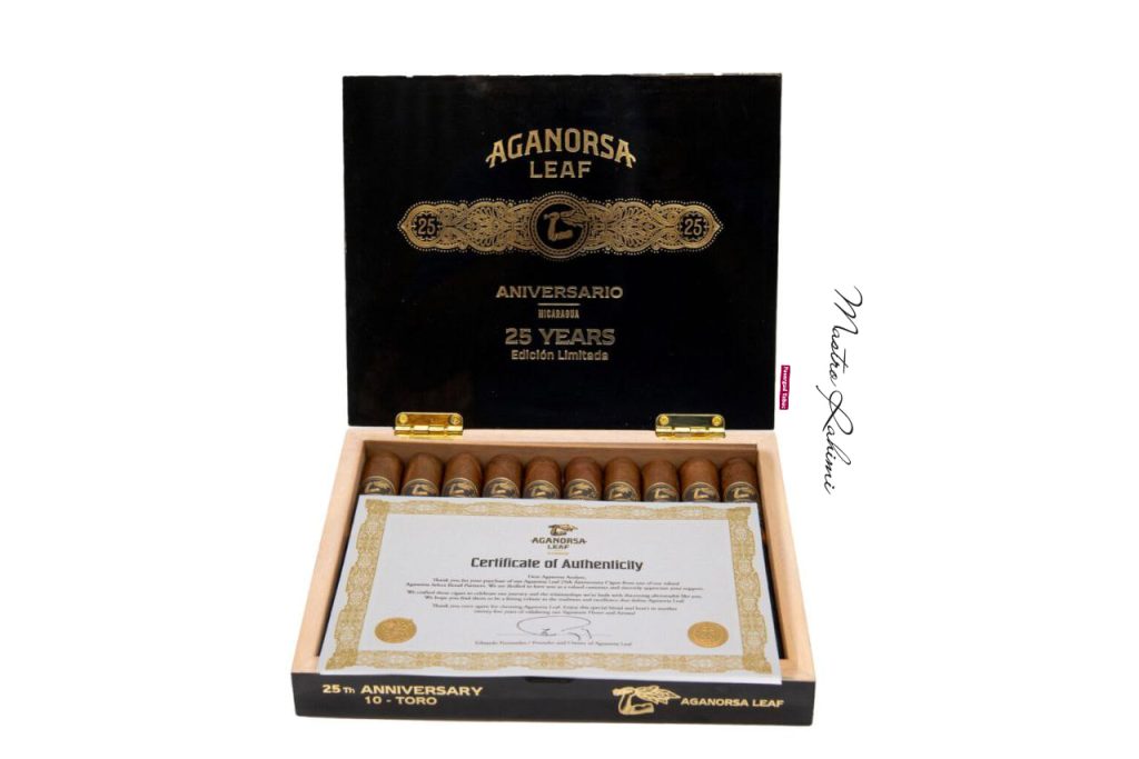 سیگار برگ AGANORSA Leaf Aniversario 25 Edición Limitada 53 سیگار برگ AGANORSA Leaf Aniversario 25 Edición Limitada