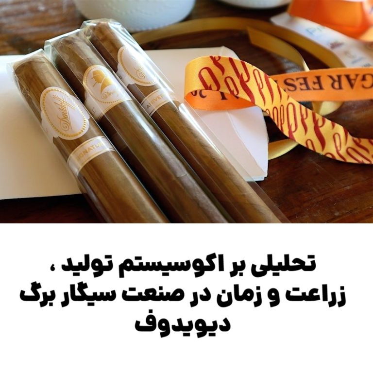 تحلیلی بر اکوسیستم تولید ، زراعت و زمان در صنعت سیگار برگ دیویدوف