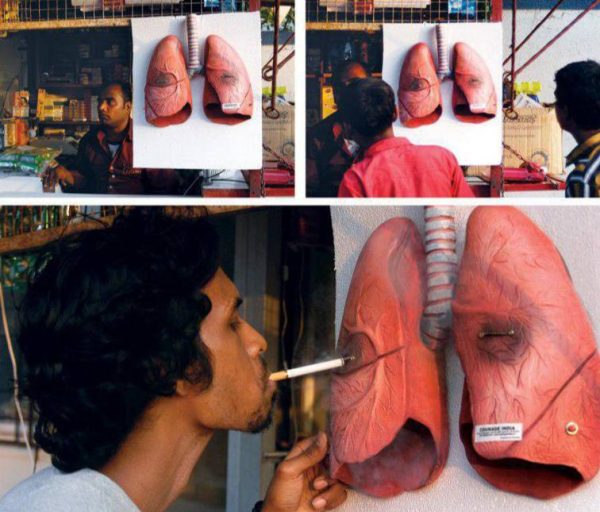 یک تبلیغ پارتیزانی ضد سیگار ۲ یک تبلیغ پارتیزانی ضد سیگار